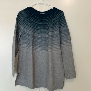 J.Jill ombré tunic sweater size medium